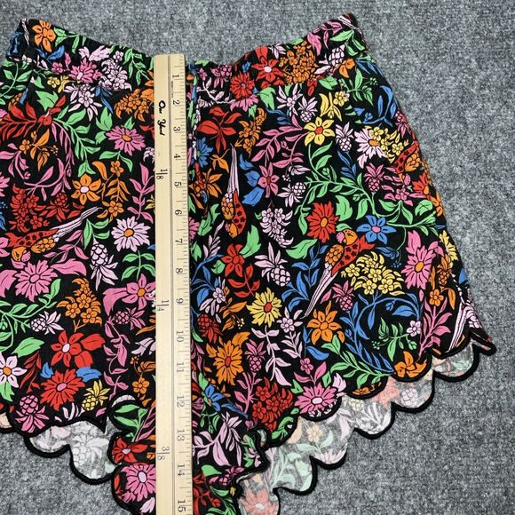 Farm Rio Shorts Womens Size S Tropical Garden Linen Blend  Beach Casual Vacation - Picture 4 of 11